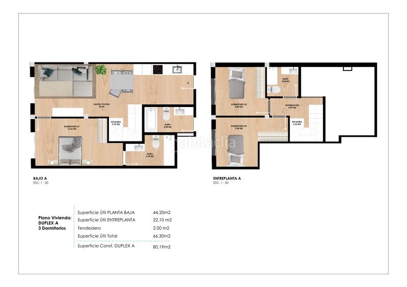 Foto 4be2061e-377a-451d-8308-391685a5d164. Dúplex 77m<sup>2</sup> en travesía eladia baylina 13 en Centro Ponferrada
