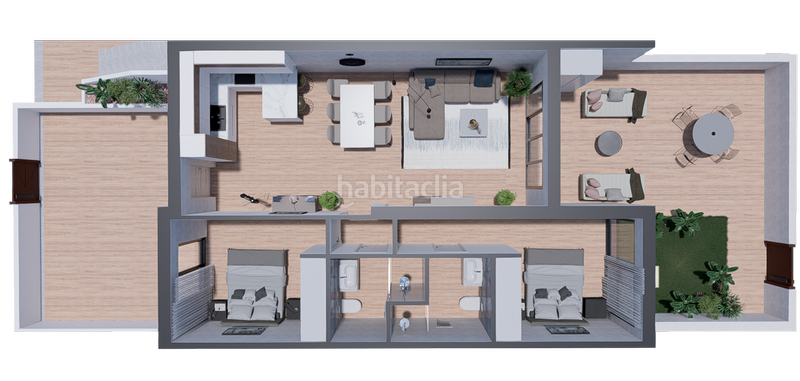 Foto b71bbfef-7eac-49b4-bb02-67a6b5e2055a. Planta baixa 131m<sup>2</sup> amb aparcament piscina a Los Balcones-Los Altos Torrevieja
