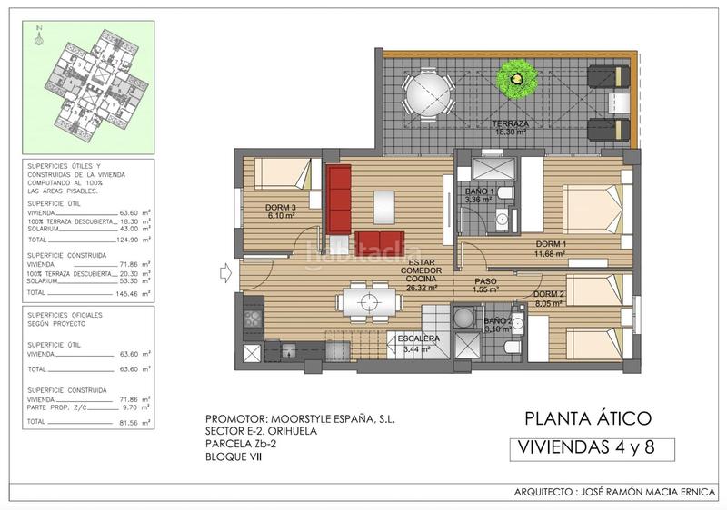 Foto ee7c9b8f-b569-4662-a3fd-e7e8872bb69e. Ático en calle vainilla 9 lujoso ático con espectacular terraza en villa martín golf en Orihuela