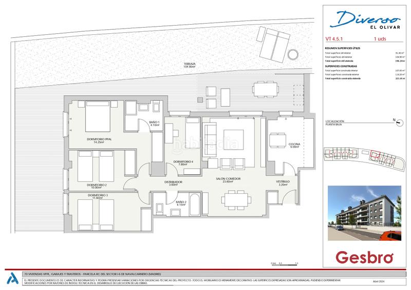 Foto 5f7abda7-c58e-4ec8-a697-4b76981d7f02. Appartement 221m<sup>2</sup> avec piscine dans El Pijorro Navalcarnero