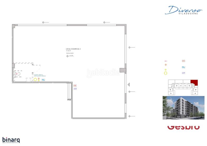 Foto ab611fc0-213c-44c1-9fa5-c7c74bd82e21. Local comercial 128m<sup>2</sup> en Torre-roja-Campreciós Viladecans