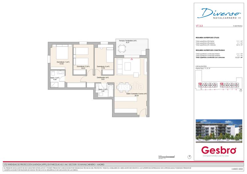 Foto 8b0fd410-d02d-41dd-9c5c-7da5c461cc20. Appartamento 103m<sup>2</sup> con piscina in La Dehesa - El Pinar Navalcarnero