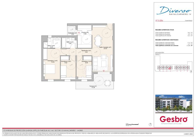 Foto a6331875-2a8f-4de9-b0d1-76f7c4362b95. Appartamento 113m<sup>2</sup> con piscina in La Dehesa - El Pinar Navalcarnero