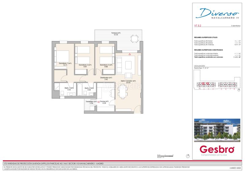 Foto d6354957-820a-40df-b783-9040b2344f0d. Appartamento 114m<sup>2</sup> con piscina in La Dehesa - El Pinar Navalcarnero