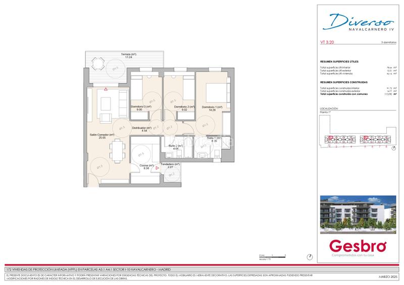 Foto b164c746-89b8-480c-bff3-9ea7a9202743. Pis 113m<sup>2</sup> amb piscina a La Dehesa - El Pinar Navalcarnero