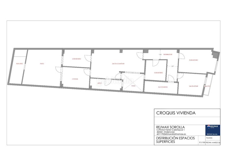 Foto dfb9783a-59bc-404d-8ebc-3c99f16e9328. Flat with heating in El Mercado Manises