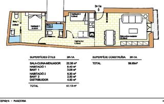 Apartament  España. Apartamento de dos dormitorios y dos baños. nuevo a estrenar. ce