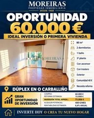 Zweistöckige Wohnung in Carballiño (O)