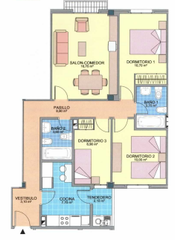 Pis  Juan de herrera. 3 dormitorios aranjuez