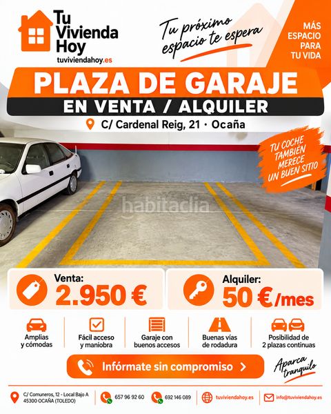 Foto b31e8071-b5ce-4539-a211-bf080efbee71. Aparcament cotxe a Centro de Especialidades Ocaña