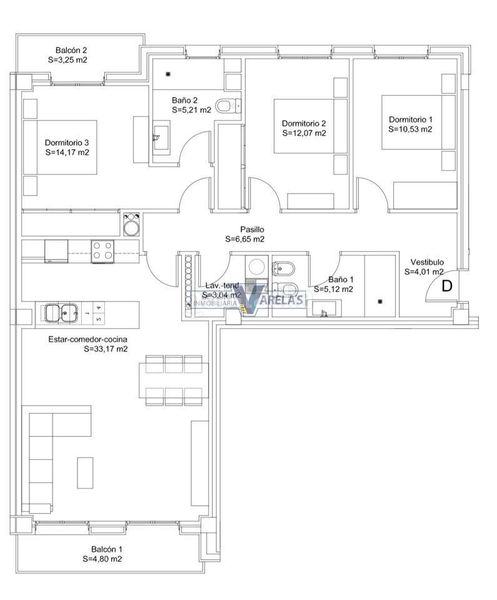 Foto c2bea48a-2970-4a88-bb80-c20062f75080. Flat with heating parking in Barbadás