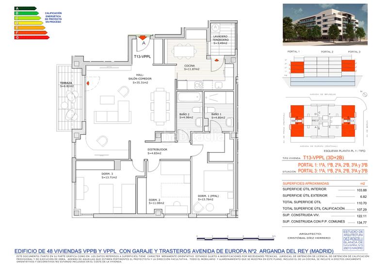 Foto ebfdb453-1cc5-4f3e-b250-c80afdd1c9b2. Flat 134m<sup>2</sup> in avenida de europa 2 in Centro Arganda del Rey