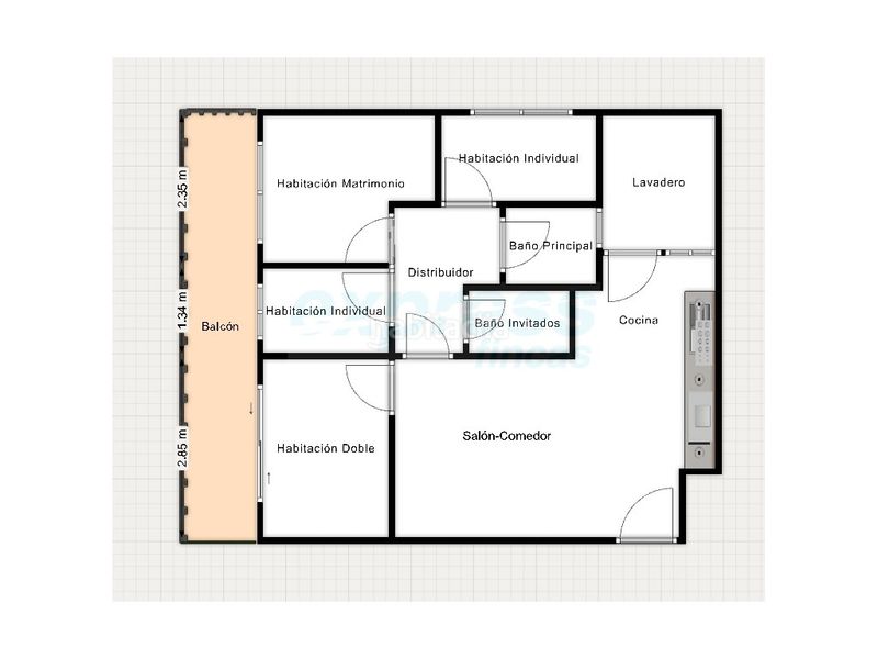 Foto 6f45cccc-e58a-4e9d-912f-534cc6dafbc0. Piso  reformado de 4 habitaciones , bcn en Calella