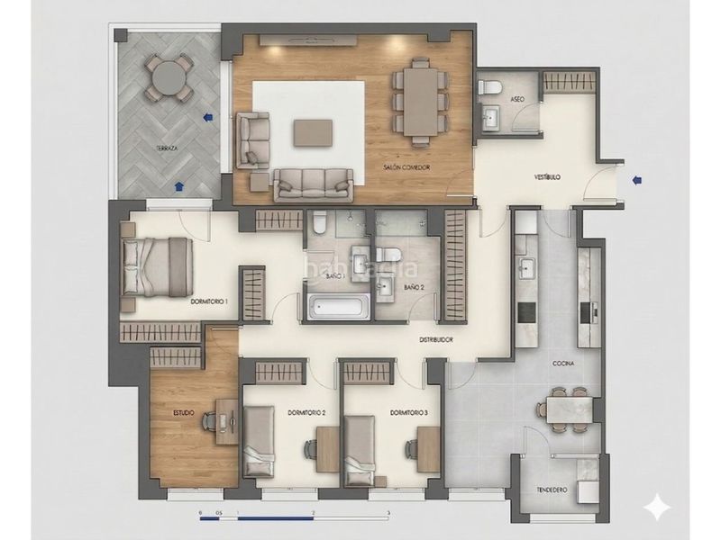 Foto 4e35c678-8b25-4ed3-9738-7e016bec2d50. Pis amb aparcament piscina a Montecarmelo Madrid