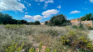 Finca rústica a Campos. Terreno plurifamiliar para 22 pisos en venta en el pueblo de cam