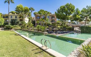 Planta baixa a Es Camp de Mar. Espectacular planta baja con jardín privado en venta en camp de