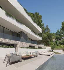 Chalet à Costa d´en Blanes. Villa en construcción con vistas al mar en venta en costa den bl