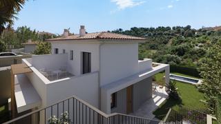 Xalet a Cala Magrana-Cala Anguila-Cala Mendia. Nuevo pareado con jardín, porche y terraza en venta en cala romá