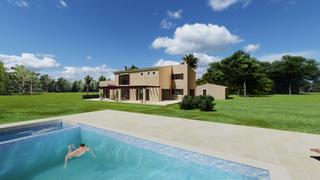 Mas à Felanitx Poble. Nueva finca rústica en venta con piscina y vistas panorámicas en
