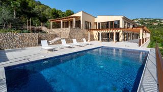 Chalet in Port D´Andratx. Fantástica villa con vistas al puerto en venta en puerto de andr