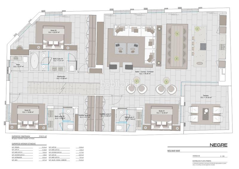 Foto cee4c474-adbf-4534-a410-0821633d6c37. Casa 257m<sup>2</sup> en Es Portixol-Es Molinar Palma de Mallorca