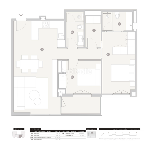 Foto 1fa146ca-c28d-47fd-a84e-e3d2ac8a73f9. Apartamento 76m<sup>2</sup> en venta en Santa Catalina en Palma de Mallorca