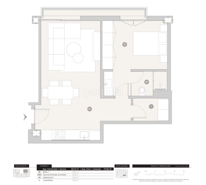 Foto dd3f7d62-6e3d-4c6a-8bec-b10006f1f0d8. Apartament 50m<sup>2</sup> amb calefacció aparcament piscina a Santa Catalina Palma de Mallorca