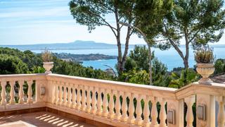 Miete Chalet in Cas Català-Illetes. Magnifica villa con vistas al mar en alquiler en bendinat, mallo