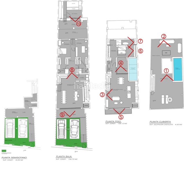 Foto 911ca826-8430-48b9-9d43-7f334541a13f. Casa aparellada amb aparcament a El Terreno Palma de Mallorca