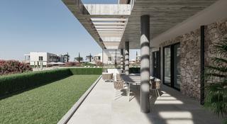 Planta baixa a Campos. Bonitos apartamentos de obra nueva en venta con jardín en sa ráp