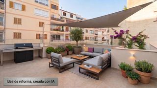 Àtic a Arxiduc. Ático con gran terraza en el centro de palma