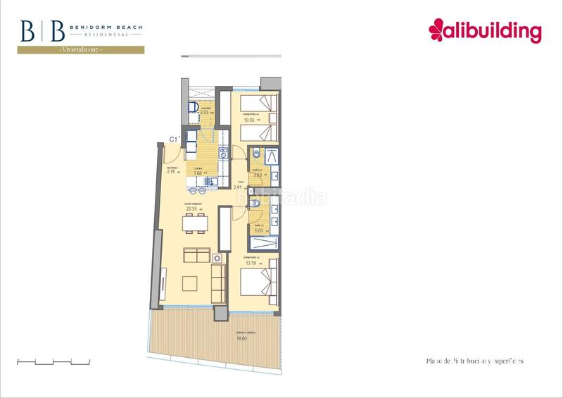 Foto 18d191a8-158e-408f-94d3-25561e3b6733. Appartamento con riscaldamento parcheggio piscina in Benidorm