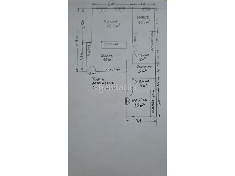 Foto 1bfccfa1-7f58-4f31-9a61-3abc5f98ff27. Pis a calle ave maria 45 a Embajadores-Lavapiés Madrid