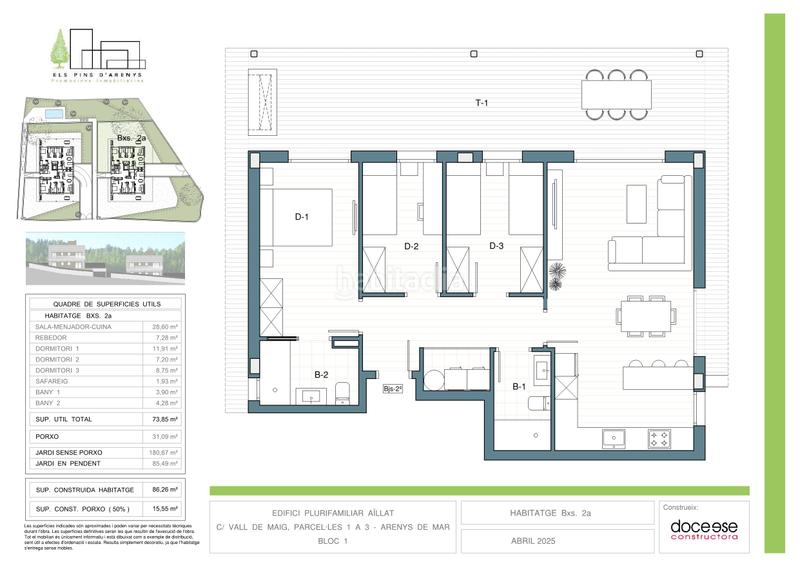 Foto a4d38a82-16f4-4b3a-855d-aaa753d9be20. Ground floor 120m<sup>2</sup> in carrer de la vall de maig 121 in Zona alta Arenys de Mar