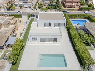 Casa a Llucmajor Interior. Villa sostenible de nueva construccin en baha grande  diseo m