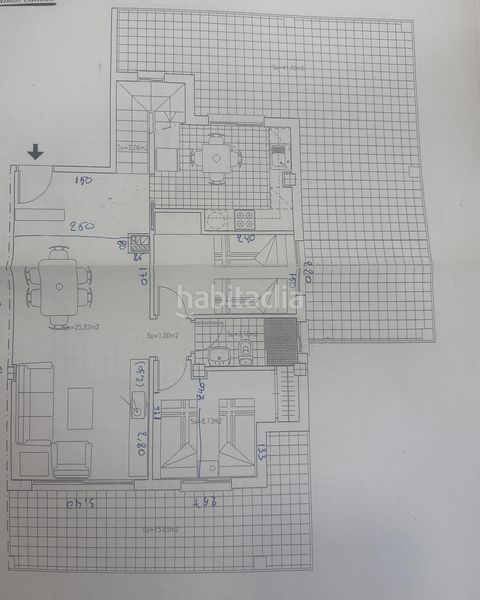 Foto e676381c-7e95-4d3c-b943-d5d237a8be00. Àtic amb calefacció aparcament piscina a Les Bassetes - El Marjal Dénia