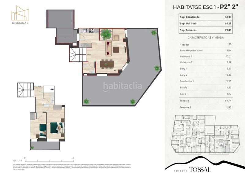 Foto 1a4a25b0-bf2a-48d7-a879-06c507d62385. Pis 84m<sup>2</sup> a carrer enric granados 28 a Albatàrrec