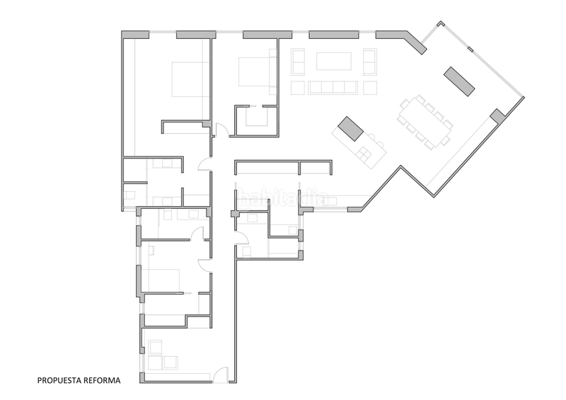 Foto 85d5aaab-f817-4835-b63b-152e25682f78. Appartement avec chauffage dans Sant Francesc Valencia