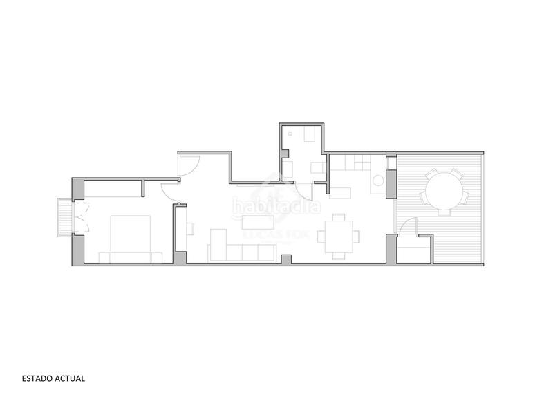 Foto f6e726a7-1571-4f39-91ab-d0278828e9c7. Piso encantador piso reformado con una amplia terraza soleada en venta en un edificio modernista en Valencia