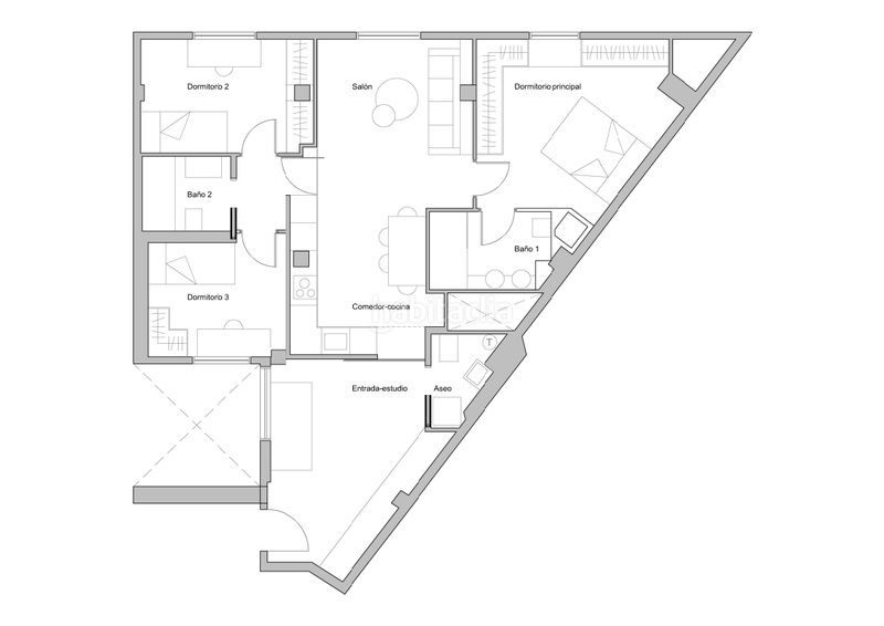 Foto 3ea3f357-c4df-41dd-a5d4-084ddaf93162. Etagenwohnung in Gran Via Valencia