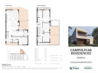 Chalet in Godella. Magnífica villa independiente de obra nueva en venta con 4 dormi