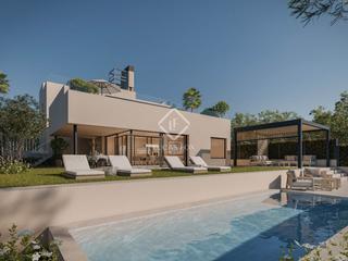Chalet à La Plana. Atractiva obra nueva de 4 dormitorios en venta en sitges, barcel