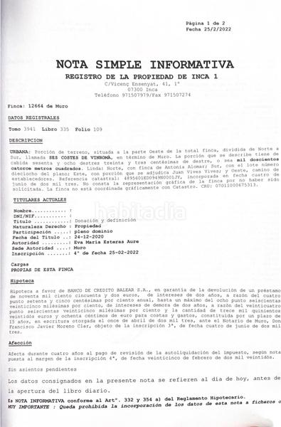 Foto d95ea33d-41cf-4dc0-8986-df30e0c80fdd. Terreno residencial suelo urbano en Muro