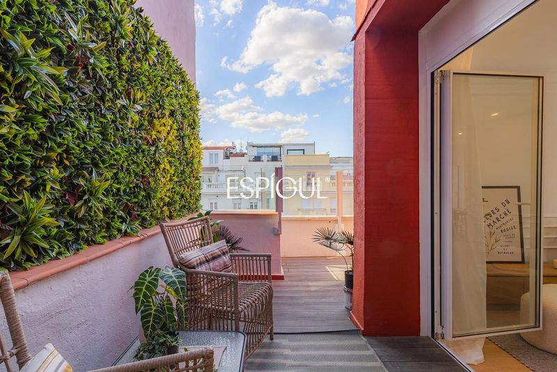 Ático  Alcalá. Ático en venta reformado, amueblado con terraza y trastero en go