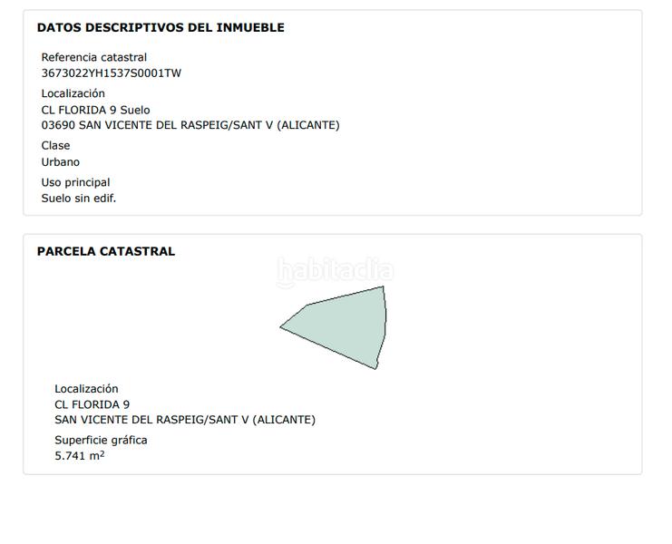 Foto 348c339e-dd18-4db5-b480-676d13a8e388. Terreny residencial a calle florida 9 a Villamontes-Boqueres Sant Vicent del Raspeig
