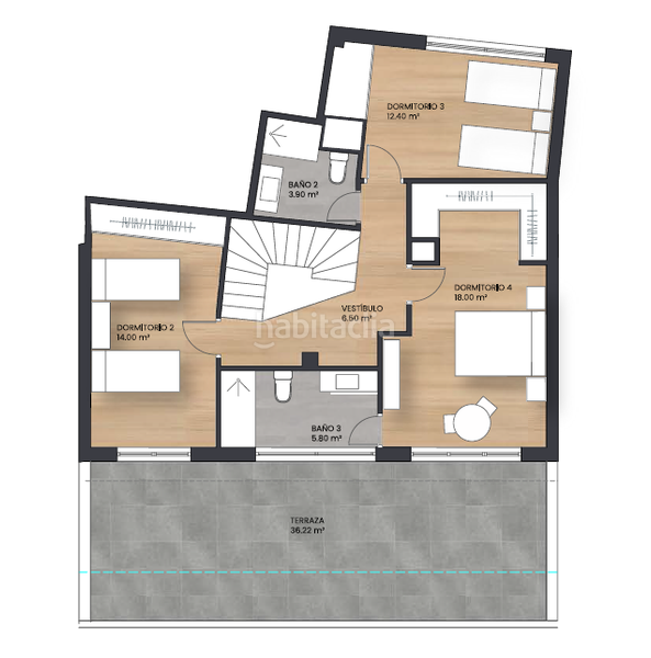 Foto 1c917e96-8588-4f56-939e-bcbcf6aca805. Attico con riscaldamento parcheggio in Centro - Areal Vigo