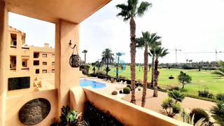 Appartamento in Las Lomas de Rame-Bahía Bella. Amplio apartamento de 2 habitaciones y 2 baños en la planta baja