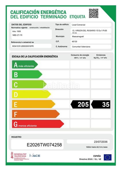 Foto 176aa501-a027-47e2-9688-a4b916eaf98b. Locale commerciale in Massamagrell