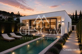 Casa in Sant Esteve Sesrovires. Chalet de diseño contemporáneo en autopromoción  sant esteve ses