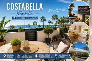 Alquiler Estudio en Costabella. Estudio reformado con terraza a solo 300 m de la playa de costab